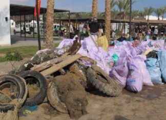 جمع 5 أطنان من المخلفات الصلبة في قاع البحر بشرم الشيخ 5