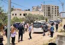 فرار الوفد الدبلوماسي من نيران الاحتلال