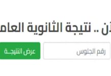 نتيجة الثانوية العامة 2025 برقم الجلوس في محافظات مصر 2025