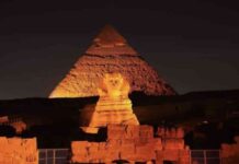 تحول رائع لأهرامات الجيزة مع عرض الضوء والصوت الجديد: نجيب ساويرس – مصر المستقلة