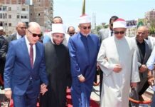 افتتاح المرحلة الأولى لساحة المسجد الإبراهيمي في دسوق، كفر الشيخ