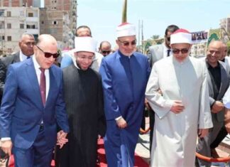 افتتاح المرحلة الأولى لساحة المسجد الإبراهيمي في دسوق، كفر الشيخ