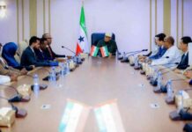 استقبال وفد المجلس الأعلى للاقتصاد العربي الأفريقي في صوماليلاند