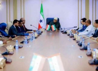 استقبال وفد المجلس الأعلى للاقتصاد العربي الأفريقي في صوماليلاند