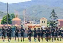 تمارين تأهيلية لاعبي النادي الأهلي