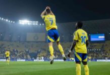 إصابة لاعب برازيلي خلال تقليده احتفال كريستيانو رونالدو