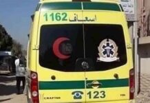 حادث تصادم بالإسماعيلية يؤدي إلى إصابة 4 أشخاص 4