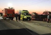 الدفع بـ6 سيارات إسعاف و3 إطفاء لموقع حادث خط الغاز بالإسماعيلية – صور 6-3