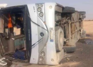 حادث تصادم سيارتى نقل بمحور الضبعة: مصرع شخصين وإصابة ثالث – اليوم السابع