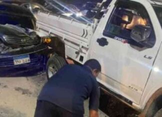 إصابة شخص في حادث تصادم سيارتين بمحور حسب الله الكفراوى