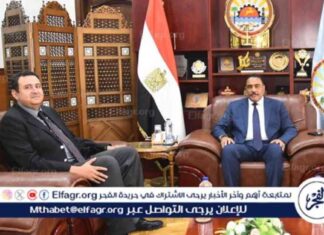 لماذا محافظ مطروح يستقبل رئيس الجامعة؟