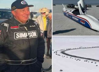 تحطم سيارته في محاولة كسر رقم قياسي في السرعة