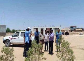 مراجعة موقع إنشاء محطة تحويل خارجية جديدة بجهد ٢٢٠ ك.ف