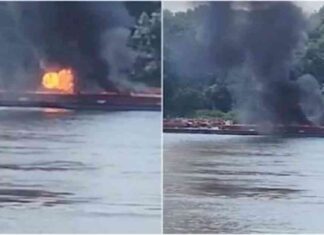 حادث مروحية يؤدي إلى مصرع شخصين وإغلاق شريان ملاحي أمريكي