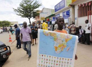 الاتحاد الأفريقي يحث على اعتماد خريطة العالم تظهر الحجم الحقيقي للقارة