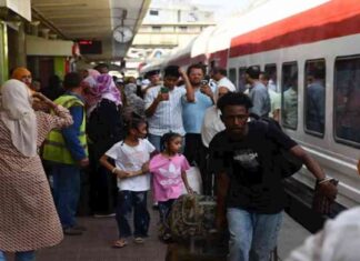 تسيير القطار الخامس لتسهيل عودة السودانيين – صور
