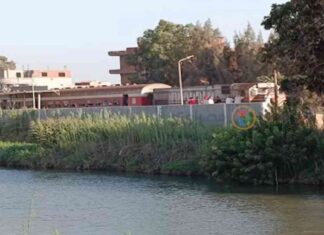 توقف قطار بكفر الشيخ بسبب عطل في الجرار – صور