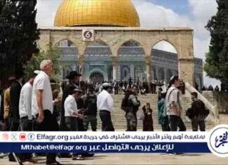 اقتحام مستوطنين للمسجد الأقصى في القدس تحت حماية الاحتلال الإسرائيلي