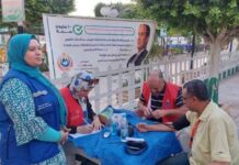 حملة 100 يوم صحة تقدم 71 مليون خدمة طبية مجانية في 48 يومًا 100-71-48