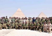 تدريب القفز المظلي في منطقة الأهرامات الأثرية – مشروع النجم الساطع 2025 2025