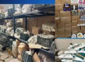 ضبط 55000 عبوة مكمل غذائي منتهية الصلاحية في حملة أمنية 55000