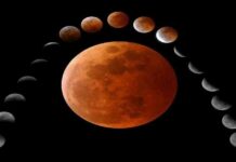 خسوف كلي نادر للقمر مساء الأحد: صور وتفاصيل