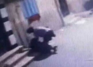 فيديو رعب: شاب يهاجم سيدة ويسحلها في الطالبية