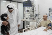 زيارة أمير قطر لجرحى العدوان الإسرائيلي: دعم وتضامن من الدوحة