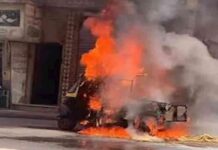 مصرع سائق توكتوك بالشرقية بسبب حريق بنزين