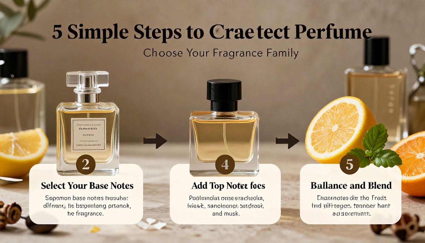 5 خطوات بسيطة للحصول على عطر مثالي