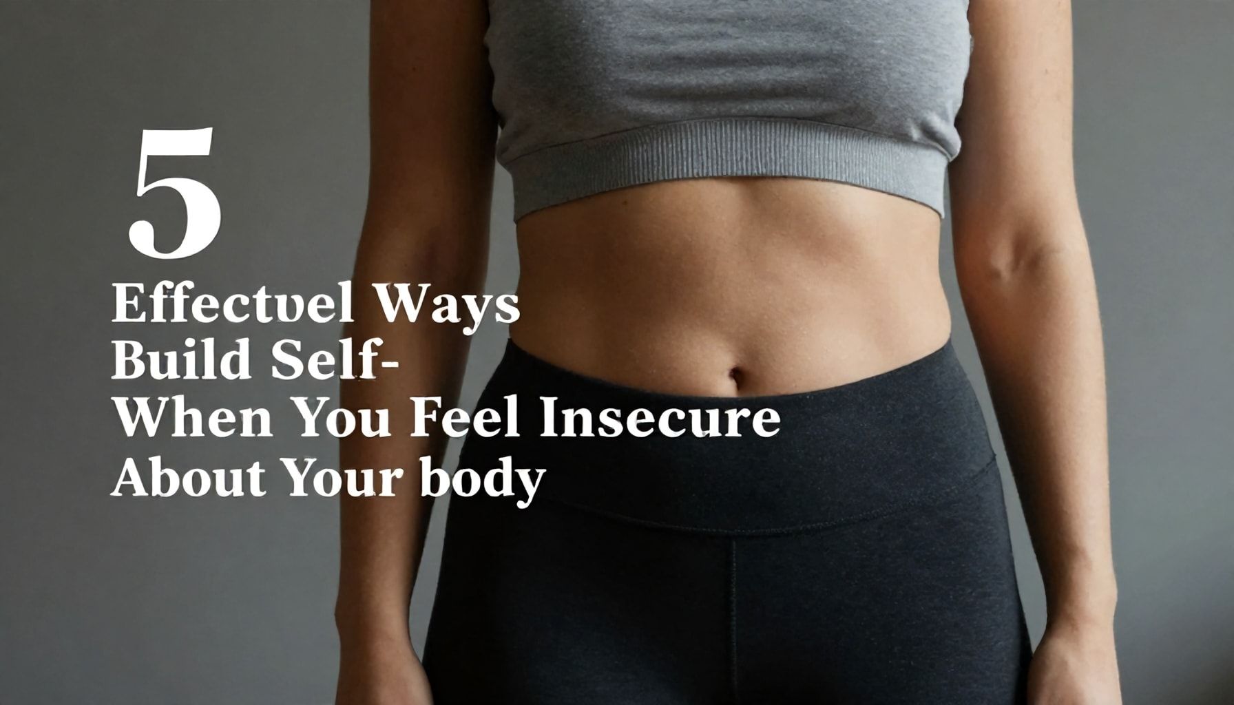 5 طرق فعالة لبناء الثقة بالنفس عندما تشعرين بالحرج من جسمك*