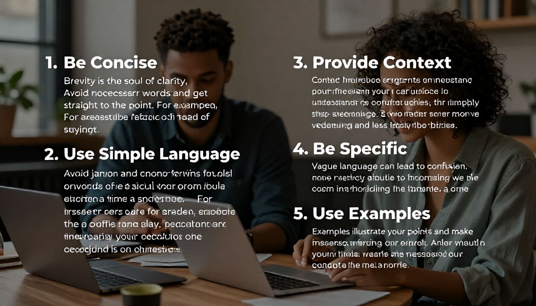 5 طرق فعالة لتجنب اللبس في رسائلك