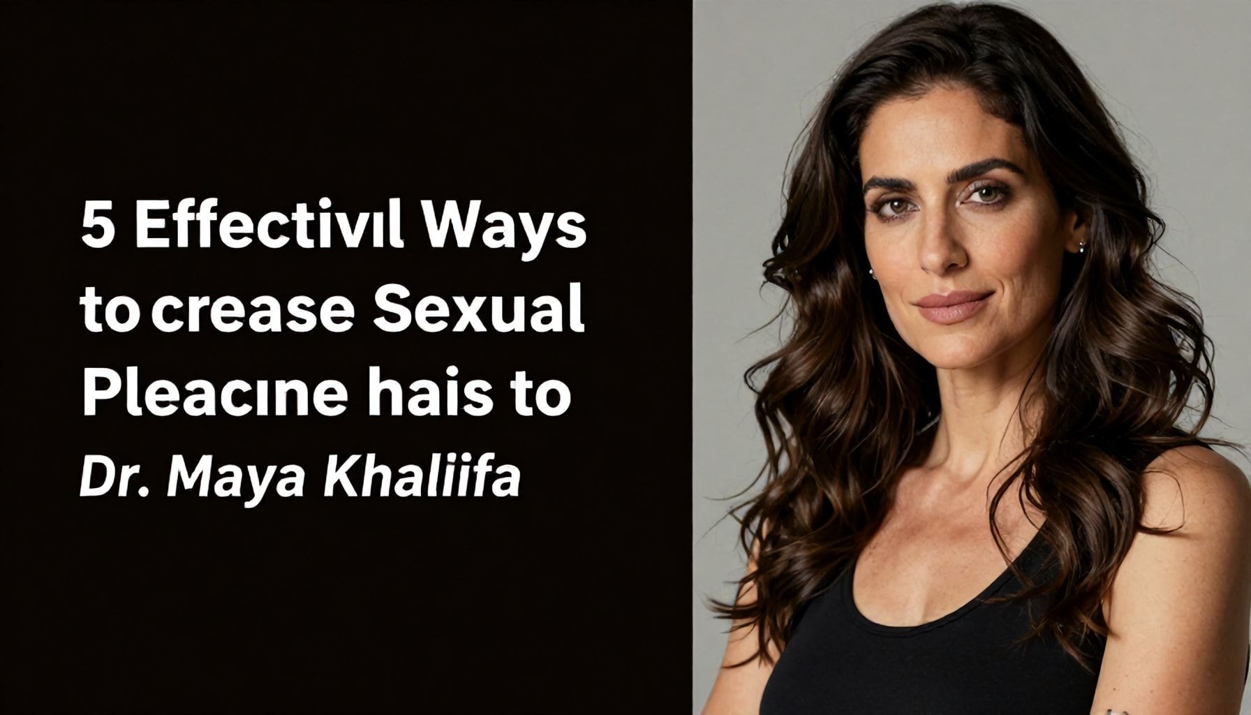 5 طرق فعالة لزيادة المتعة الجنسية حسب د. مايا خليفة*