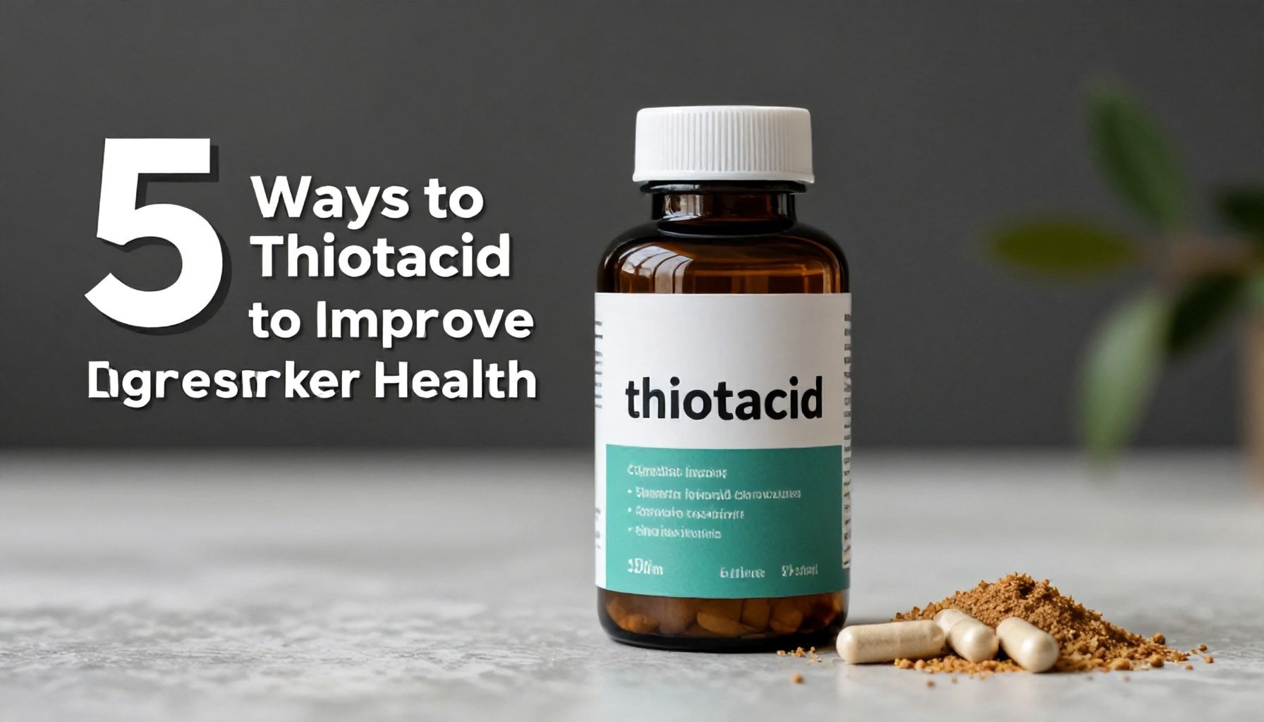 5 طرق لاستخدام الثيوتاسيد لتحسين صحتك