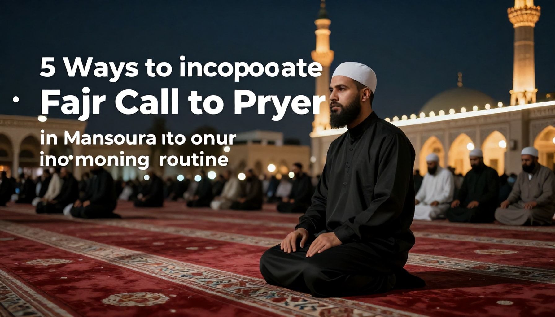 5 طرق لاستغلال اذان الفجر المنصورة في روتين صباحك