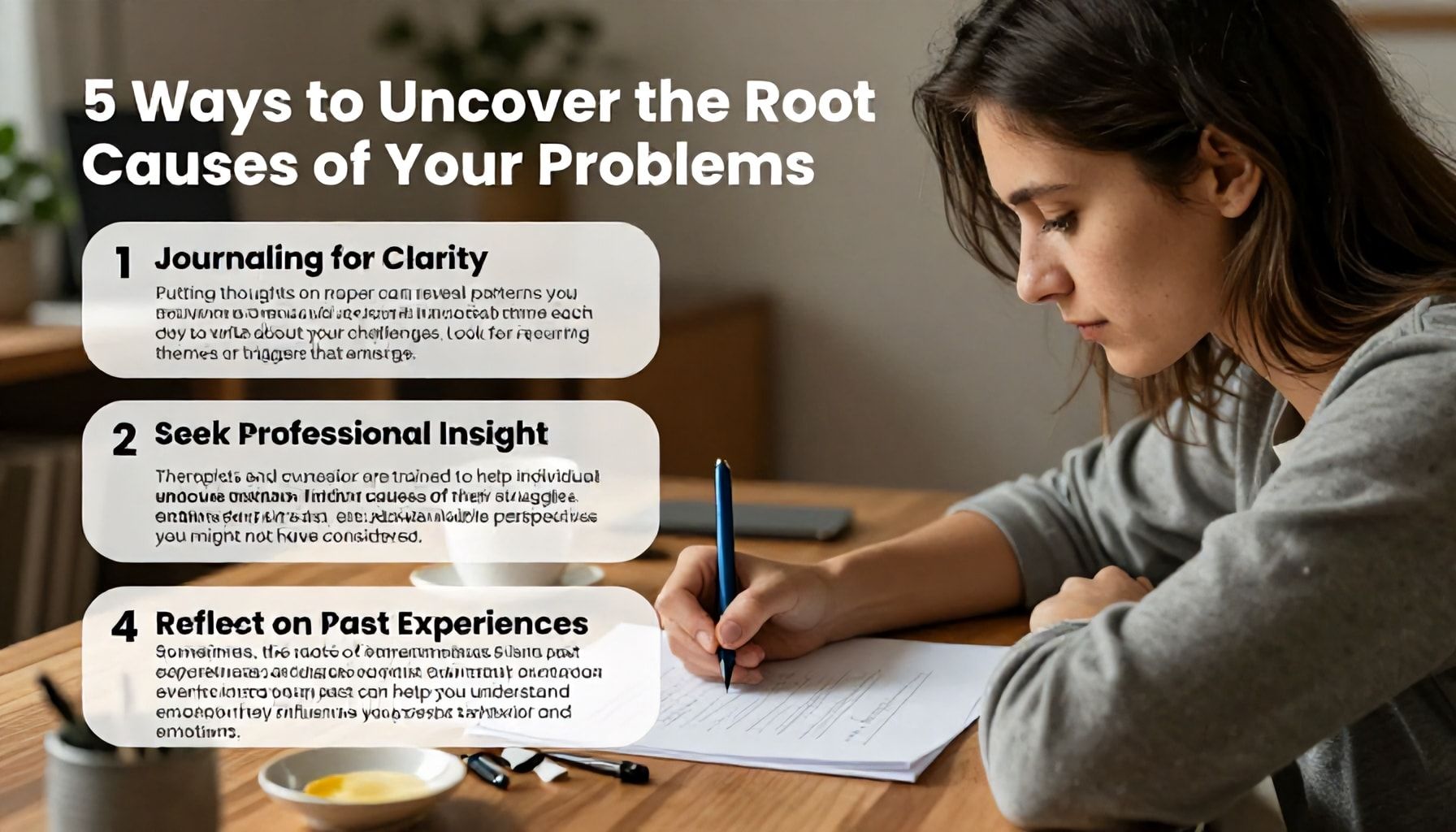 5 طرق لاكتشاف الأسباب الكامنة وراء مشاكلك*