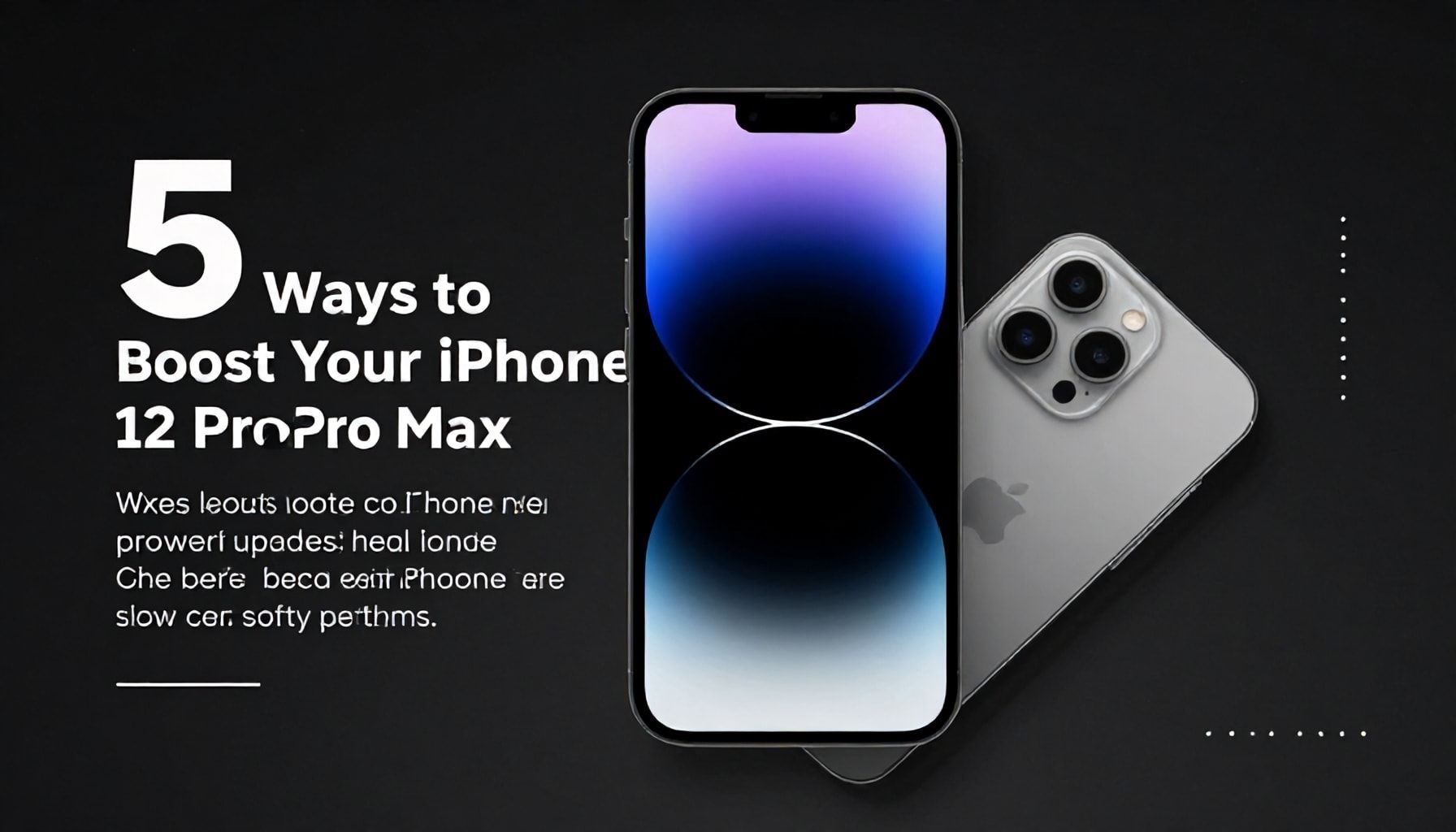 5 طرق لتحسين أداء آيفون 12 برو ماكس*
