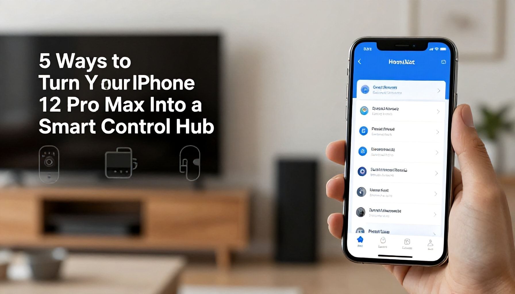 5 طرق لتحويل iPhone 12 Pro Max إلى مركز تحكم ذكي