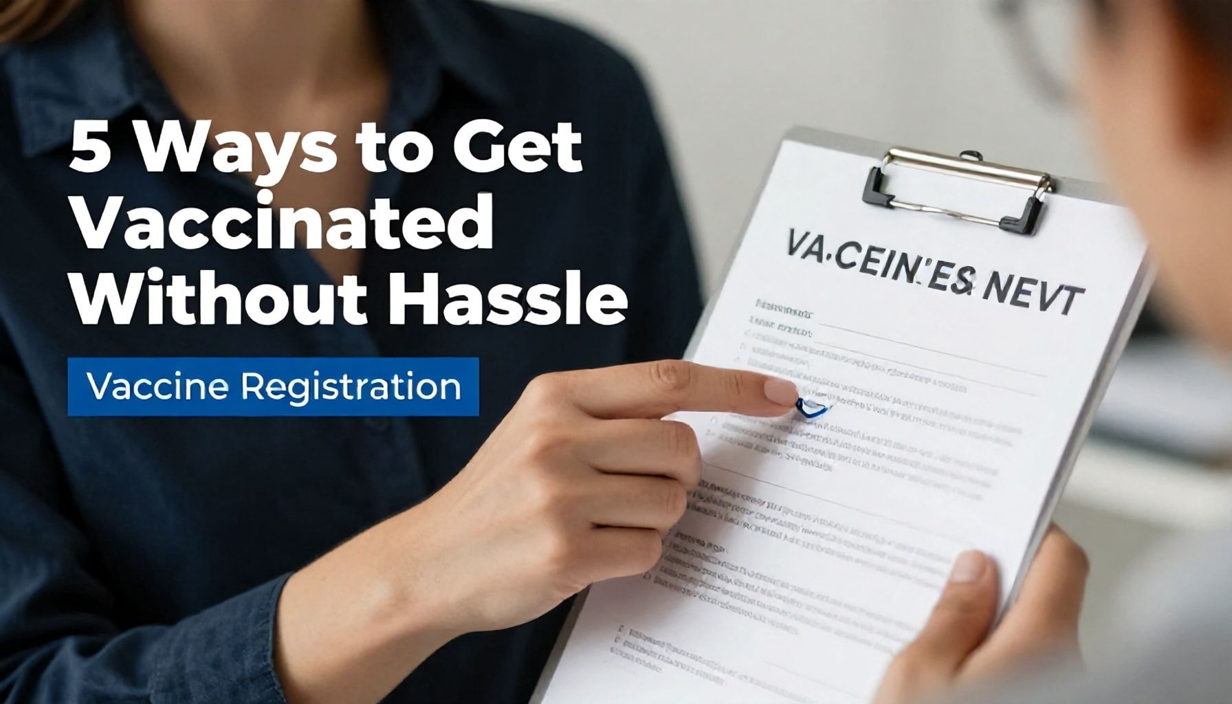 5 طرق لتسجيل اللقاح دون متاعب