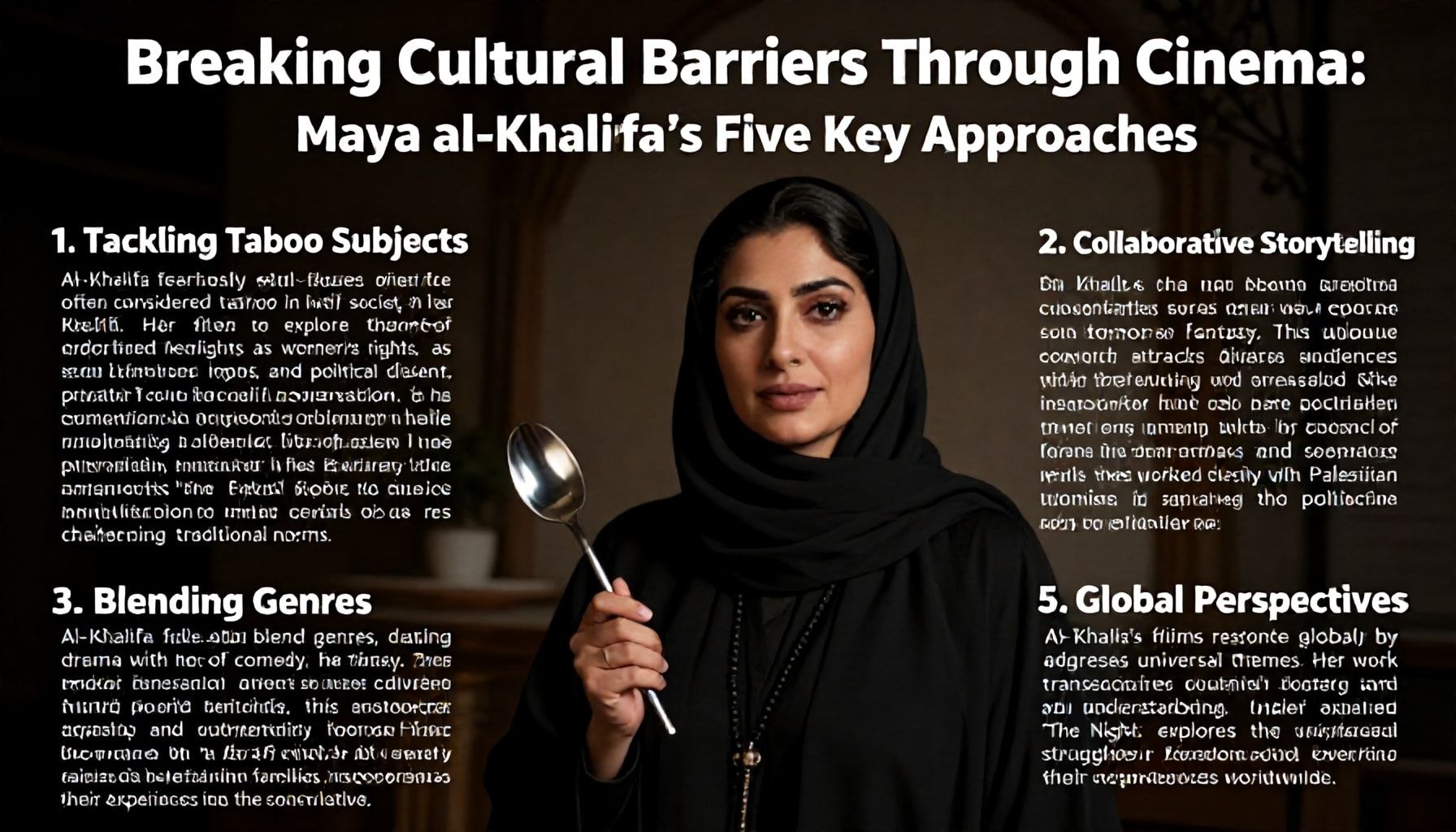 5 طرق لمايا خليفة في كسر الحواجز الثقافية عبر السينما*