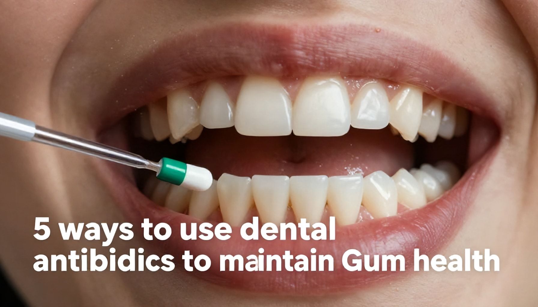 5 طرق لمضاد حيوي الأسنان للحفاظ على صحة لثك