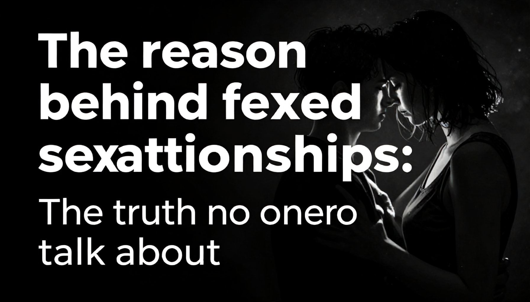 السبب وراء فشل العلاقات الجنسية: الحقيقة التي لا أحد يتحدث عنها*