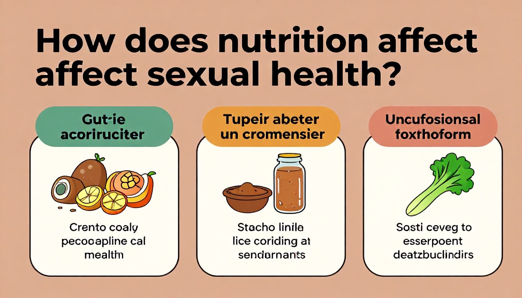 كيف تؤثر التغذية على الصحة الجنسية؟ دليل شامل*