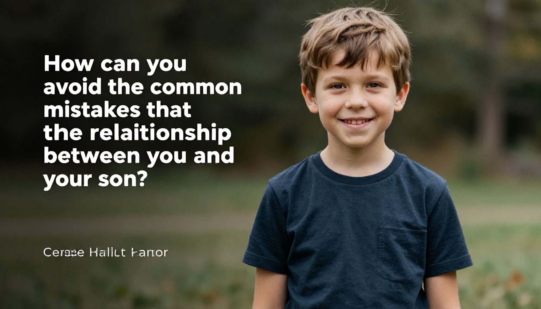 كيف تتجنب الأخطاء الشائعة التي تدمر العلاقة بينك وبين ابنك*