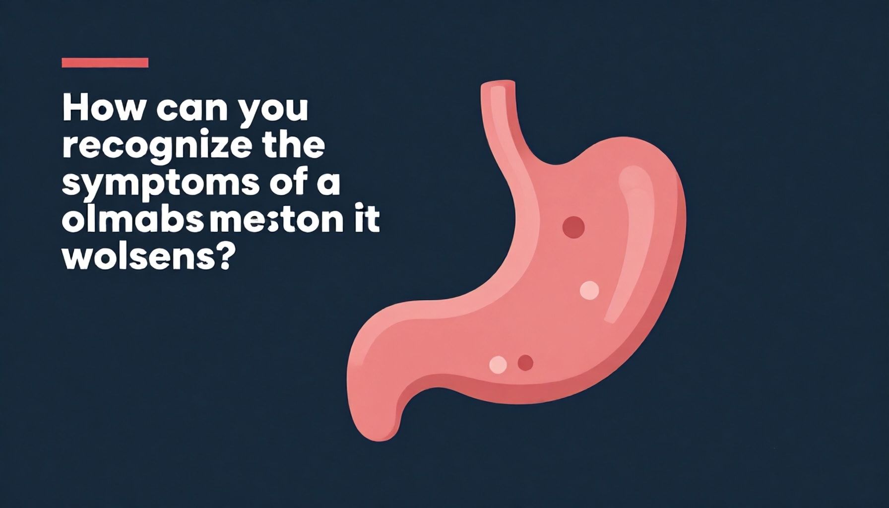 كيف تتعرفين على أعراض جرثومة المعدة قبل أن تتفاقم؟*