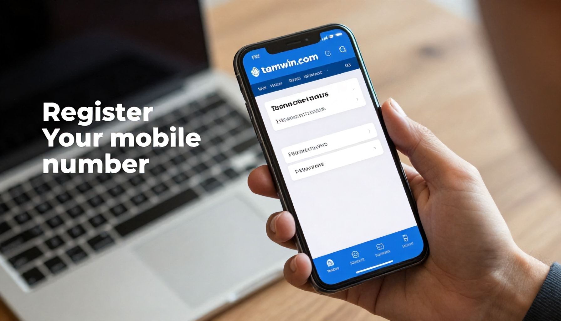 كيف تسجل رقمك المحمول على موقع www.tamwin.com.eg بسهولة