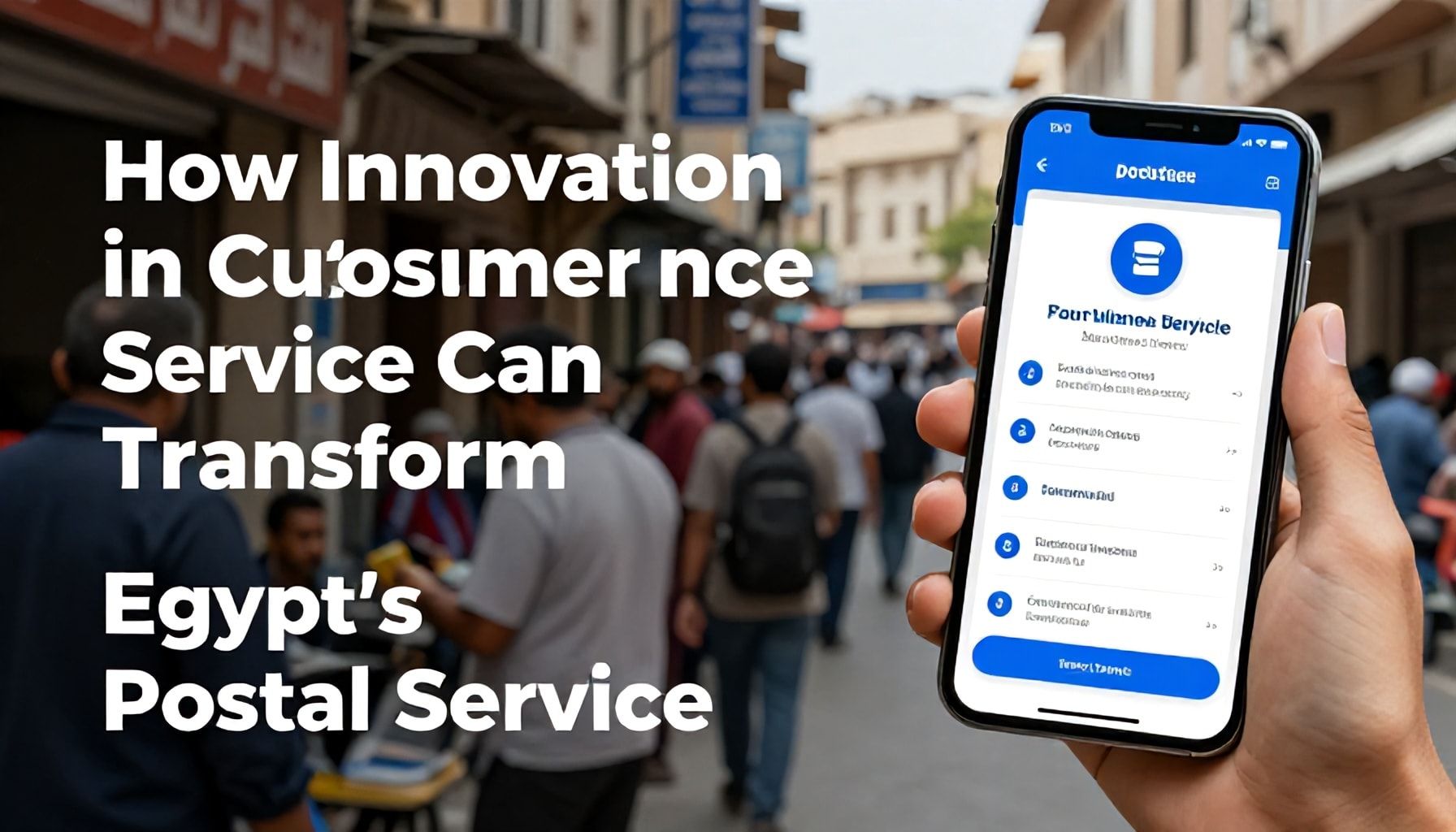 كيف يمكن للابتكار في خدمة العملاء أن يغير وجه البريد المصري*