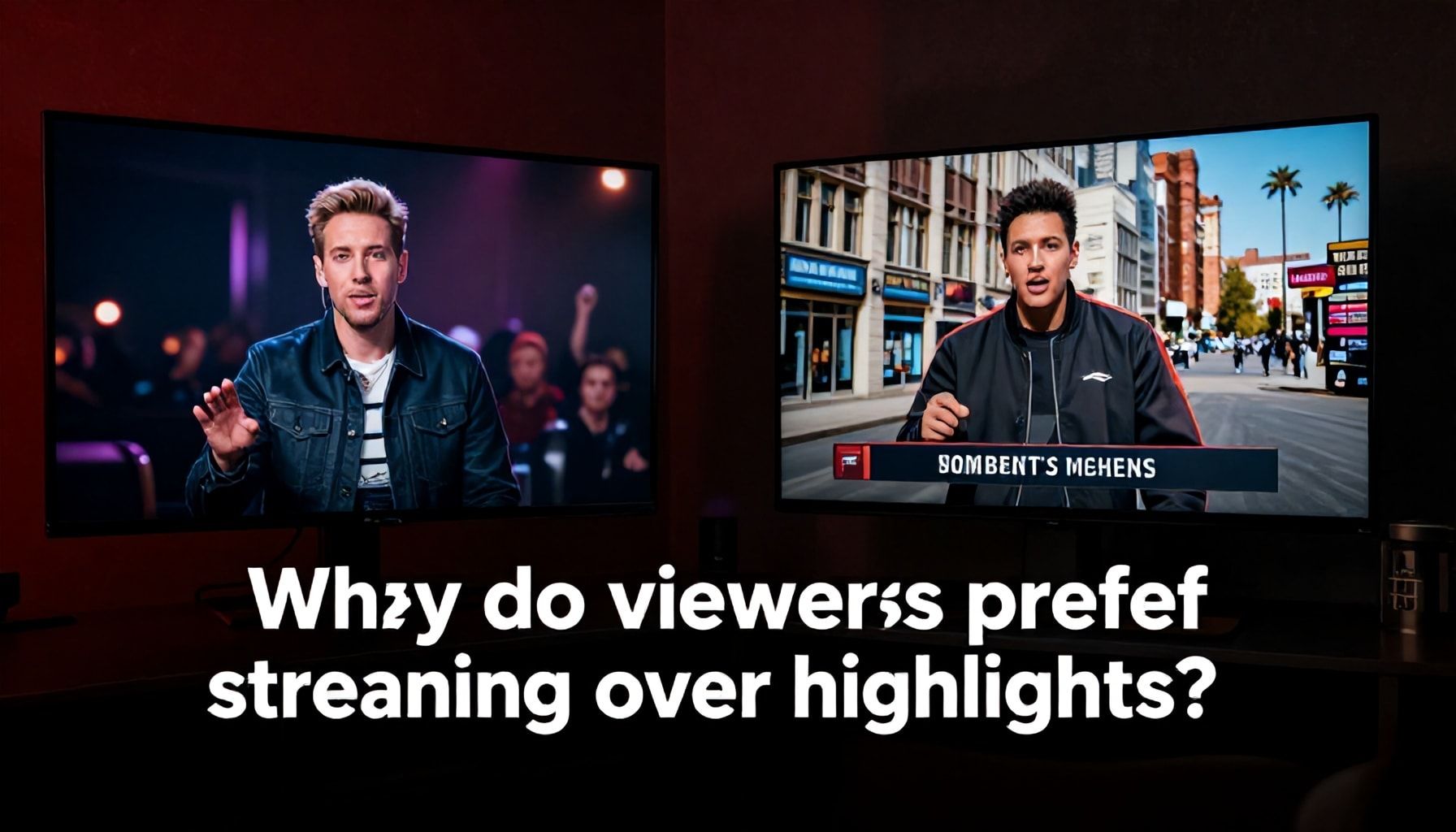 لماذا يفضل المشاهدون البث المباشر على الملخصات؟*