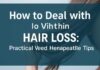 كيفية التعامل مع تساقط الشعر: نصائح عملية وعلاجية How to Deal with Hair Loss: Practical and Therapeutic Tips