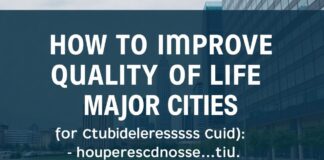 كيفية تحسين جودة الحياة في المدن الكبرى: دليل شامل How to Improve Quality of Life in Major Cities: A Comprehensive Guide